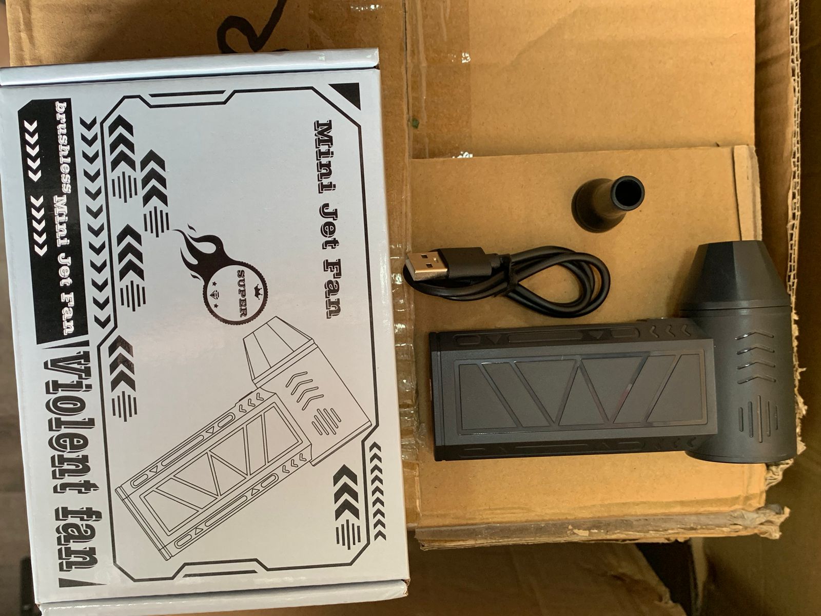 Miniatura 6 de Mini Ventilador de Aire Eléctrico Turbo